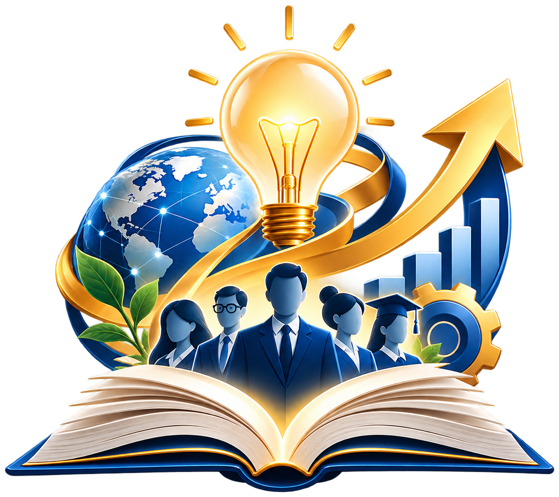 Strategic Compass: Vision & Mission Illustration